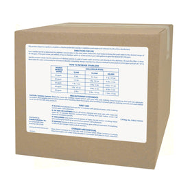 Pool Mate cyanuric acid level chart shows the 40-100 ppm target range