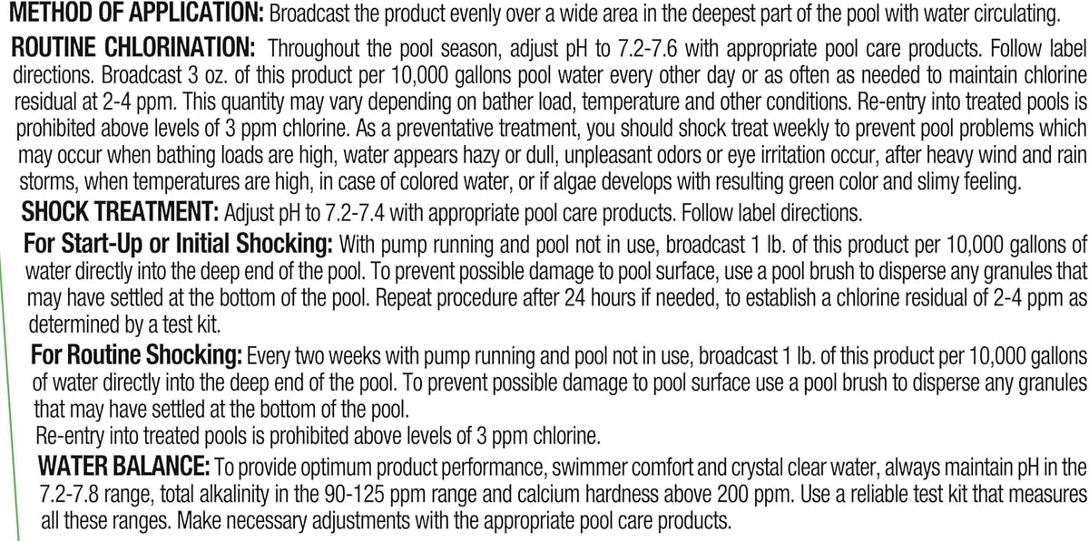 Pool Mate measuring scoop highlights easy dosing for 10,000-gallon pools