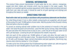 Pool Mate Metal Out in backyard pool setting with clear water.