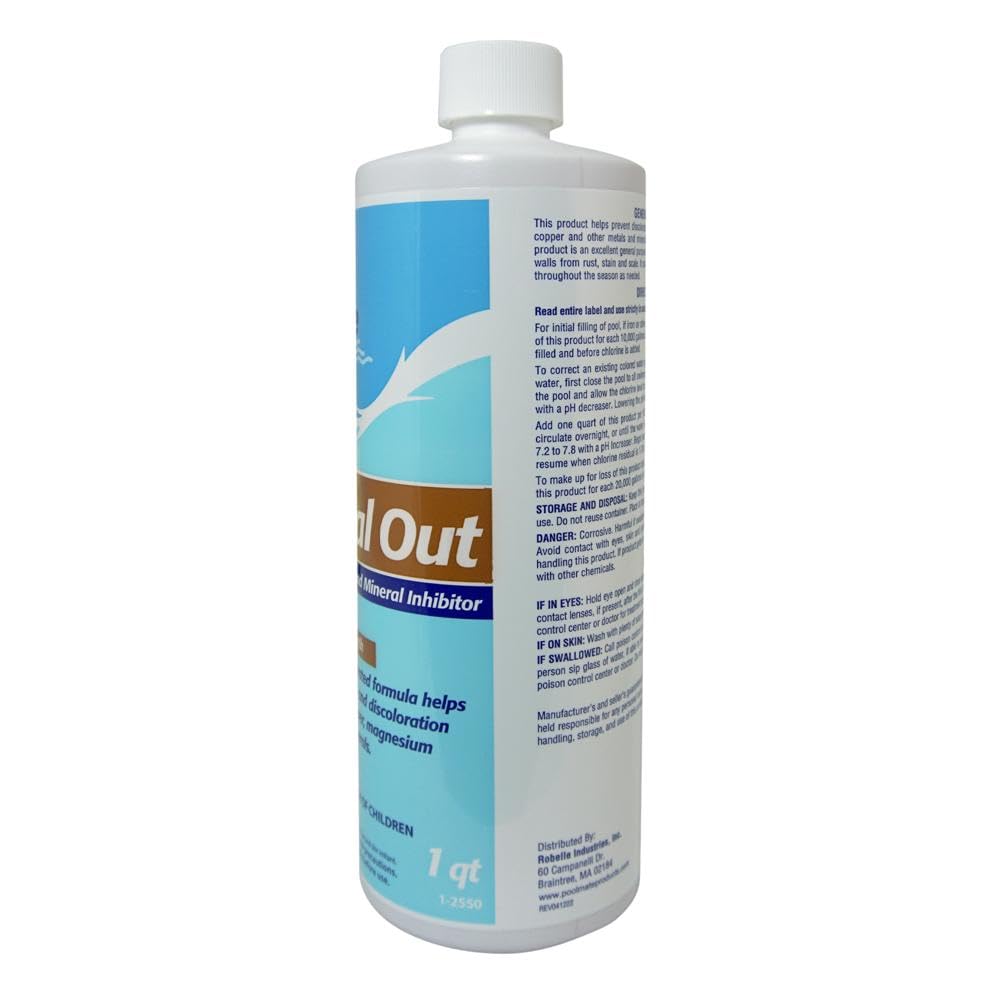 Pool Mate Metal Out water clarity improvement after treatment.