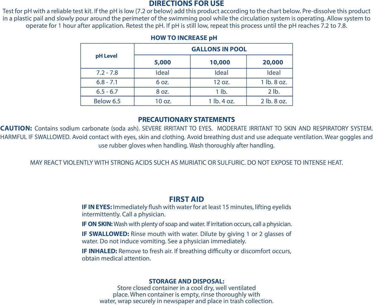 Pool Mate after-treatment water check shows pH nearing target range