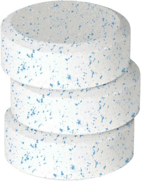Pool Mate tabs in floater showing simple maintenance for clear water