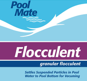 Pool Mate vacuuming settled debris from pool bottom