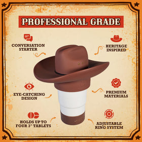 Pool Patch Brown Hat Dispenser adds rugged style and durability
