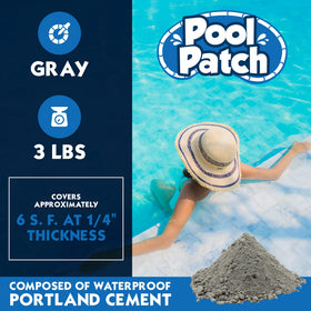 Pool Patch thinset drying in hours enabling quick pool use