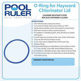 Pool Ruler one-year warranty supports confidence in o-ring durability.