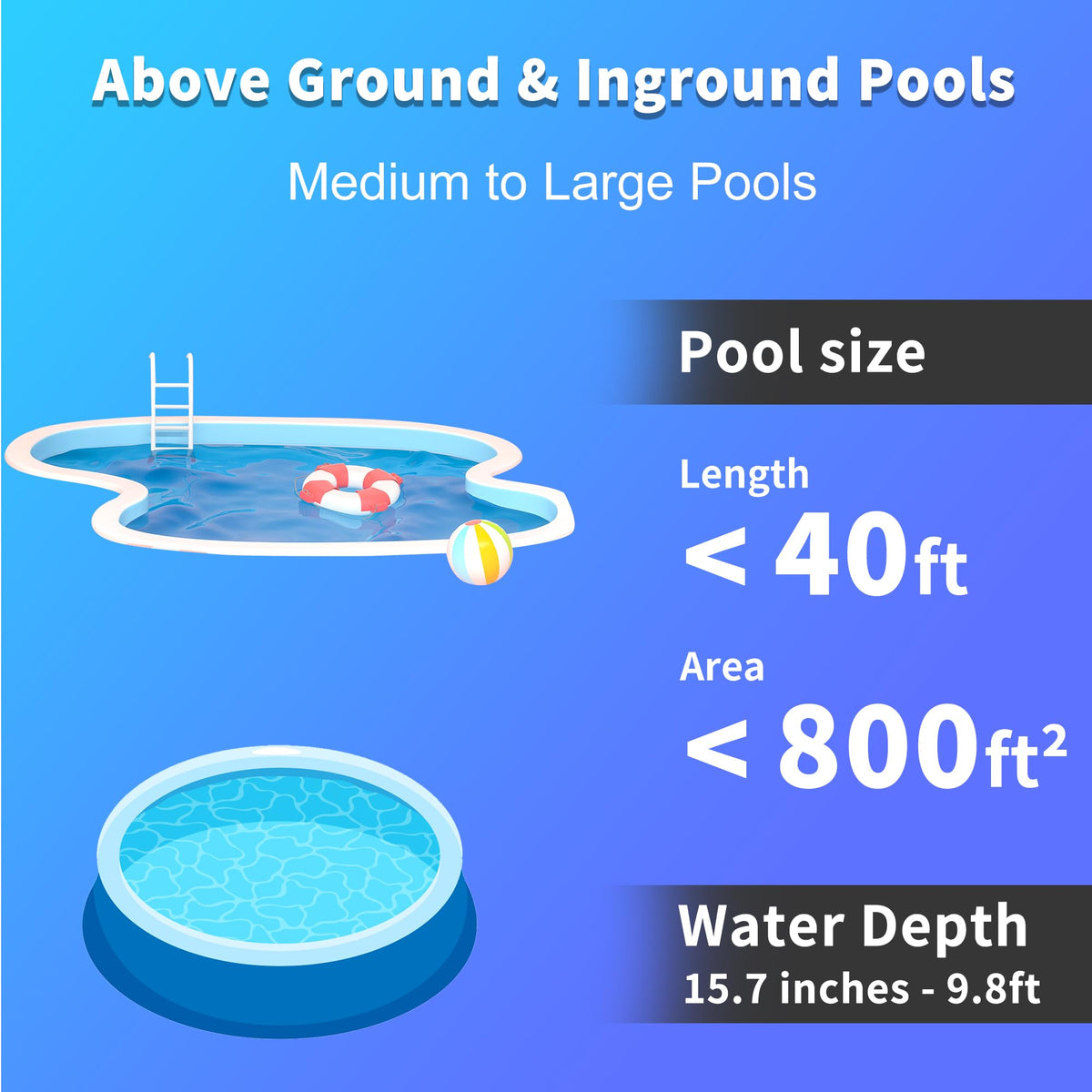 Pool Stomach 55 cordless vacuum with two 10L filter bags in use