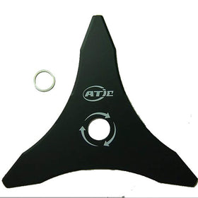 Pool Supply Town 12in 3-teeth brush cutter blade angled for precise cutting through tough brush