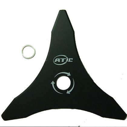 Pool Supply Town 12in 3-teeth brush cutter blade angled for precise cutting through tough brush