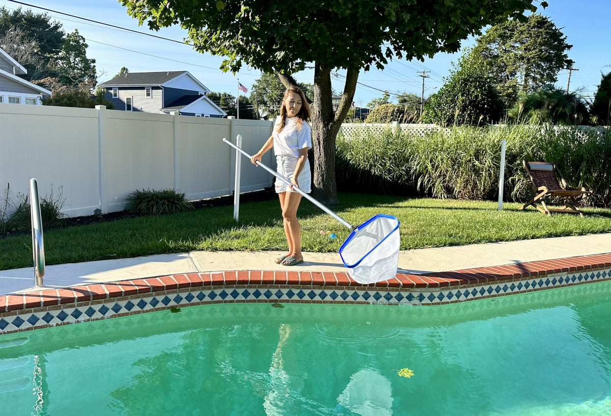 Pool Zing Professional 19-inch corrosion-resistant materials ensure lasting outdoor performance.