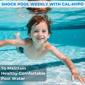 PoolAcc crystal-clear water after shock treatment visual.