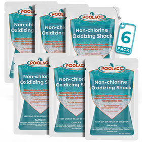 POOLACC non-chlorine spa shock packets dissolve quickly to refresh spa water.
