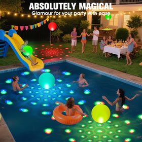 PoolBliss 3-second inflate and easy setup makes decor quick.