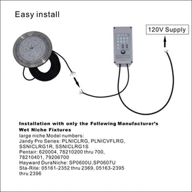 Poolexa outdoor control box for safe, weatherproof pool light operation.