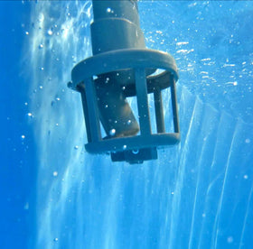 PoolEye compatibility with above-ground pools up to 24' round or 16' x 32' oval.