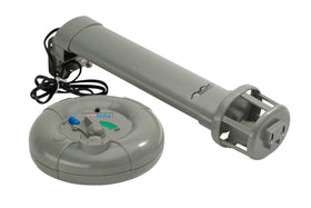 PoolEye immersion alarm underwater motion sensor monitoring pool activity.