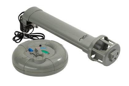 PoolEye immersion alarm underwater motion sensor monitoring pool activity.