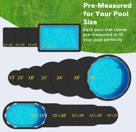 POOLHACKER soft-step comfort visual highlights gentle feel when entering the pool