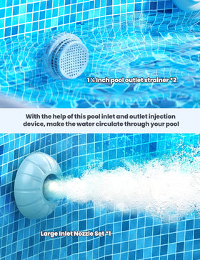 POOLHACKER strainer grids for 1.25 inch fittings provide durable filtration
