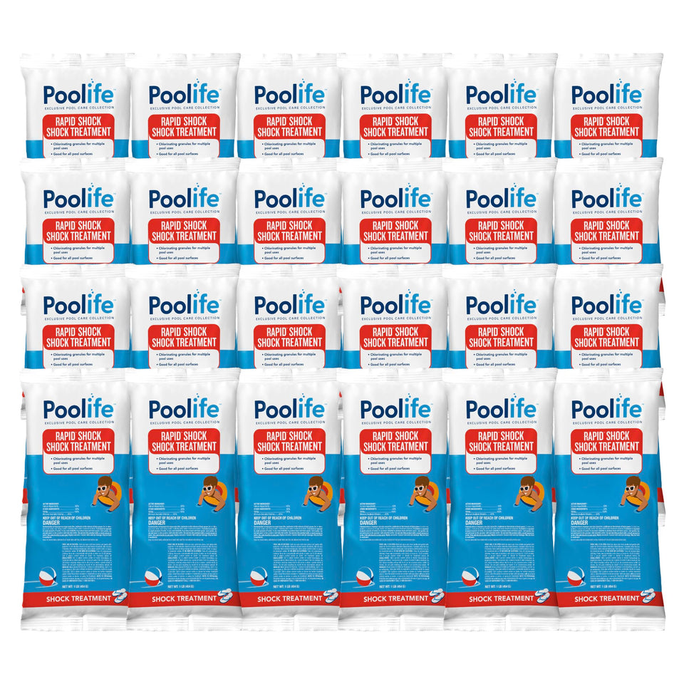 Poolife Rapid Shock bottle for fast pool sanitation.