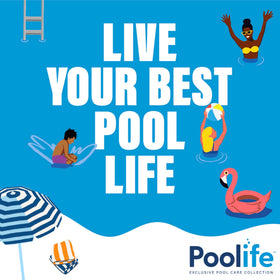Clear pool water after treatment with Poolife Rapid Shock.