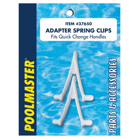Poolmaster 37650 butterfly clip set secures pool tools for quick tool changes.