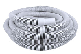 Poolmaster 50-foot vacuum hose with leak-proof swivel cuff for smooth suction and easy maneuvering.