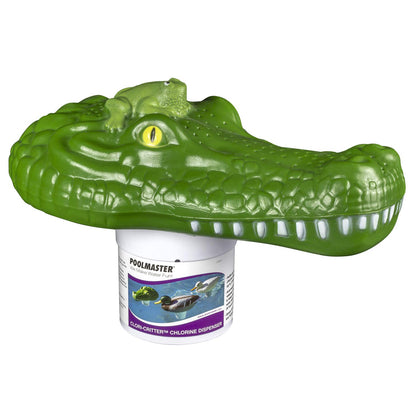Poolmaster adjustable chlorine dispenser with alligator character for balanced pool water