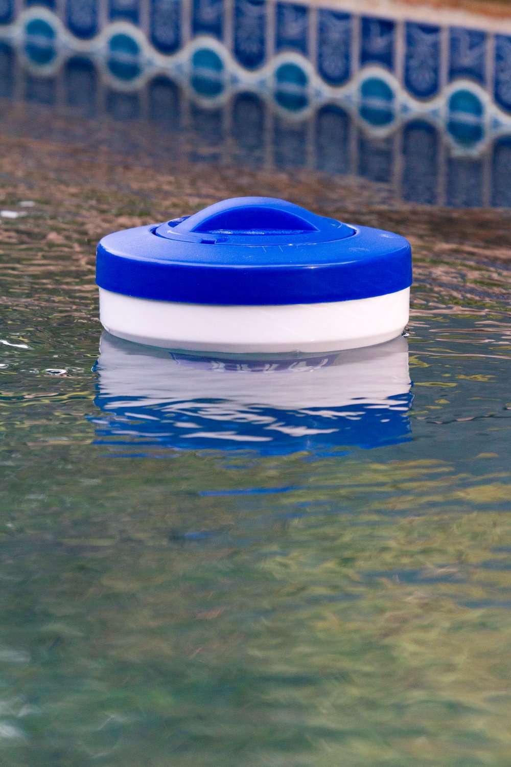 Poolmaster adjustable dispensing ring lets you customize chlorine output.