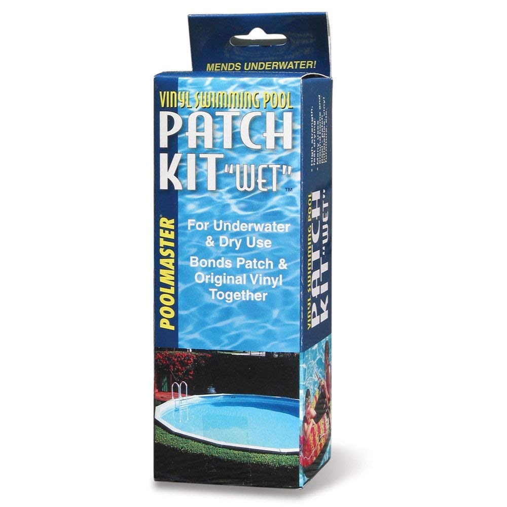 Poolmaster vinyl patch repair kit's vinyl patch material for durable liner and inflatable repairs underwater