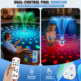 Close-up of PoolPop hexagonal design with diffusion for soft glow.