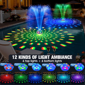PoolPop remote control interface for easy long-range fountain adjustments.