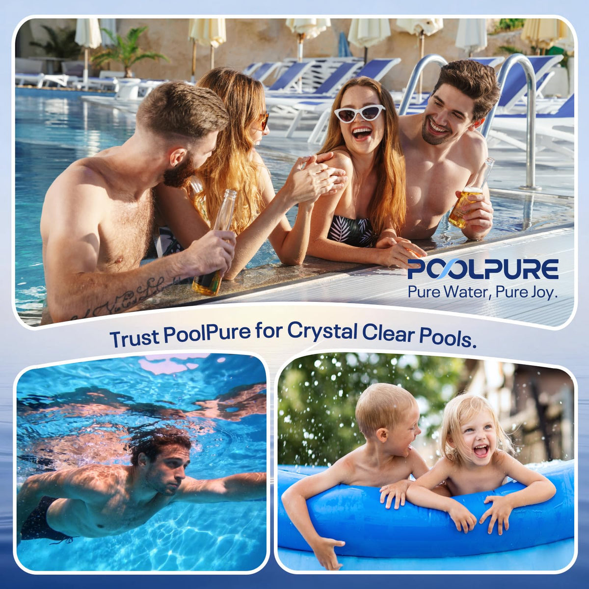 POOLPURE 5CH-352 extended-life filter withstands chlorine better