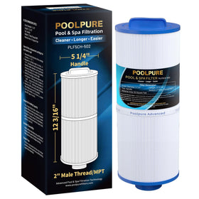 POOLPURE 5CH-502 filter body demonstrates compact spa filtration for homes.