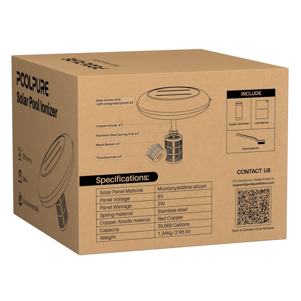 POOLPURE compatible with above-ground, in-ground, saltwater, and freshwater pools.
