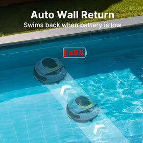 PoolPure Aquaguard SE II waterproof body protects the motor for dependable performance.