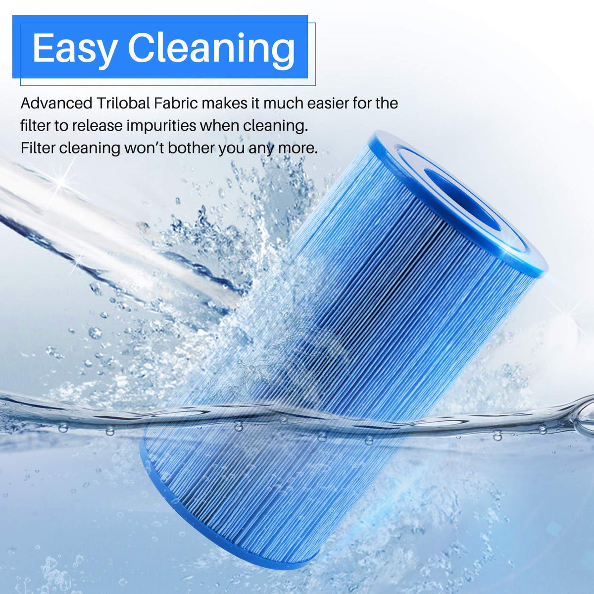 POOLPURE athlete-tested filter featuring Rhyan White for reliable performance.