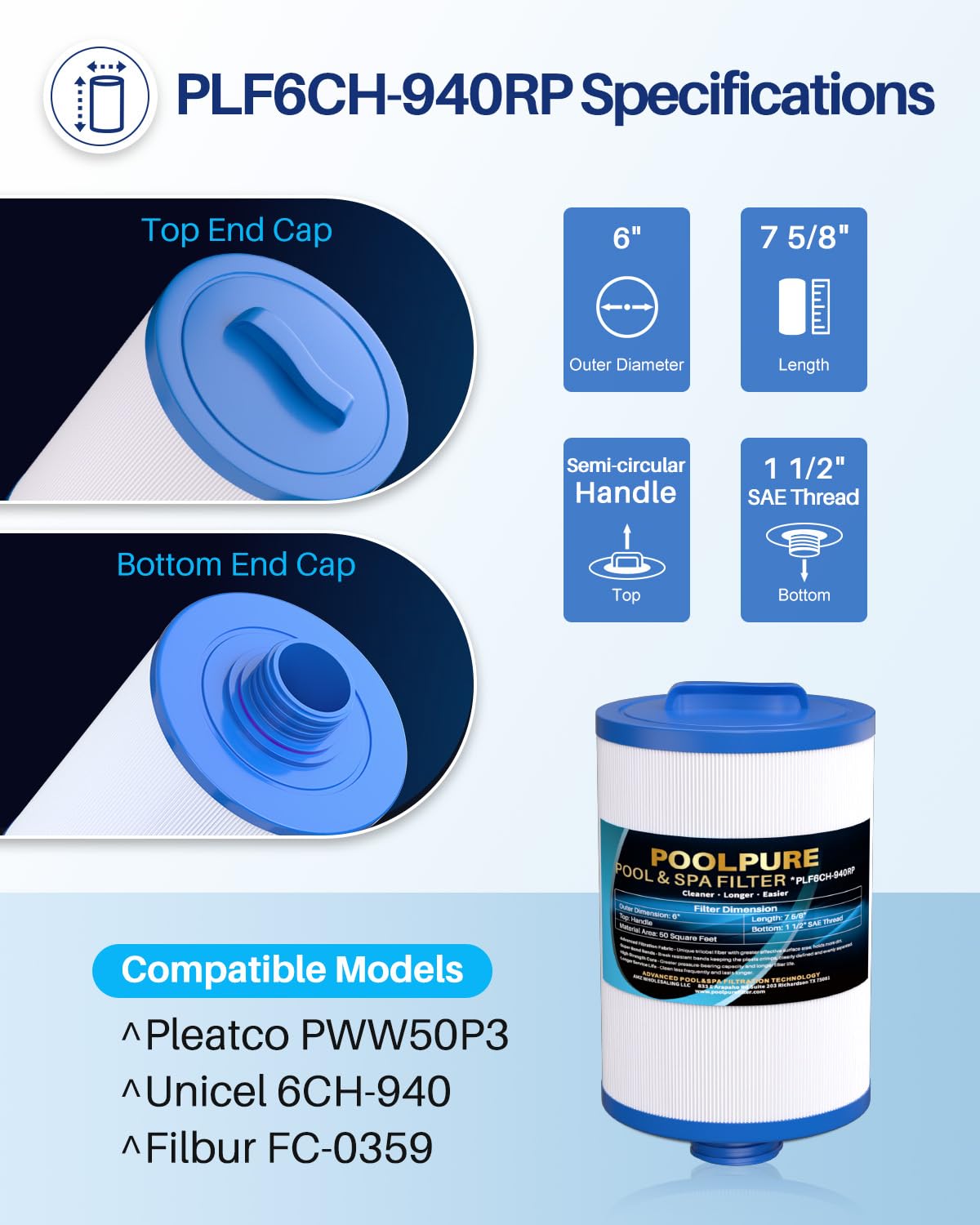 POOLPURE built-in chlorine dispenser shown for convenient spa sanitization.