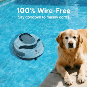 POOLPURE pool cleaner covers up to 1000 sq ft.