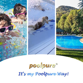 POOLPURE filter in use delivering clearer water and easier maintenance