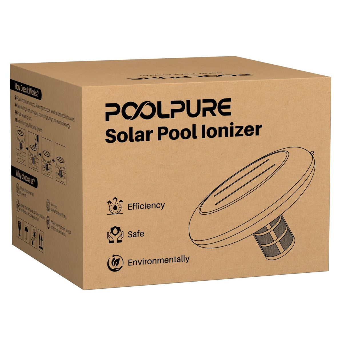 POOLPURE floating cleaner in action reduces manual maintenance.