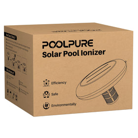 POOLPURE floating cleaner in action reduces manual maintenance.
