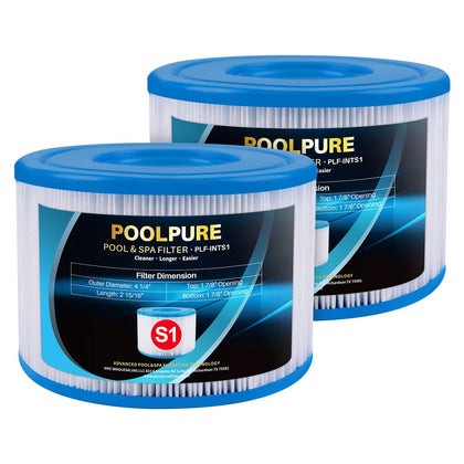 POOLPURE hot tub filter Type S1 29001E for Intex PureSpa delivers reliable filtration.