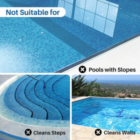 PoolPure navigation mode adapts to complex layouts with precise path planning