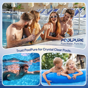 POOLPURE NSF/ANSI 50 certified quality for trusted spa filtration.