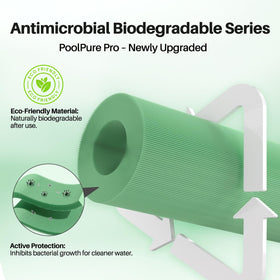 PoolPure PAP150 30-micron filtration layer captures fine particles