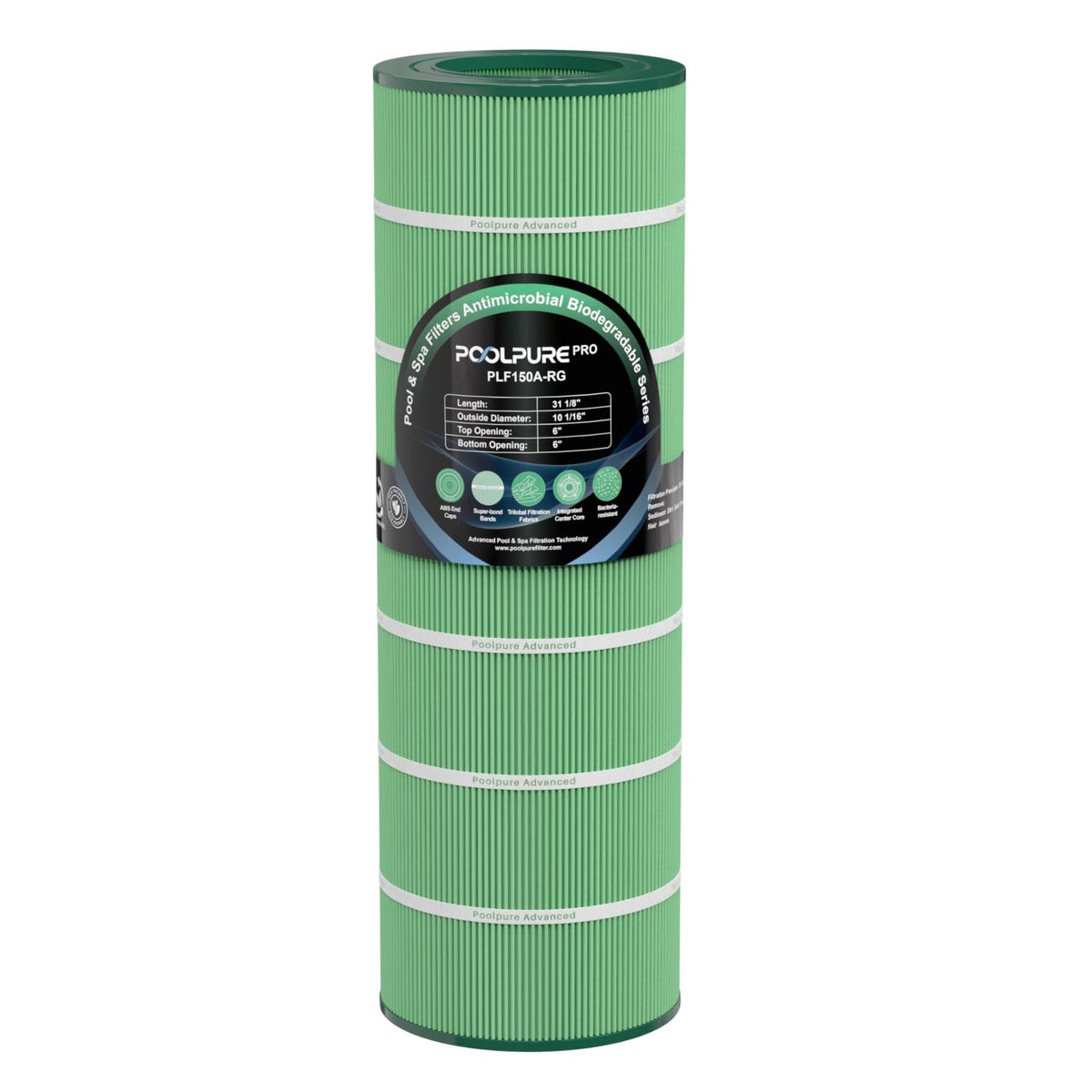 PoolPure PAP150 antimicrobial filter media for cleaner water