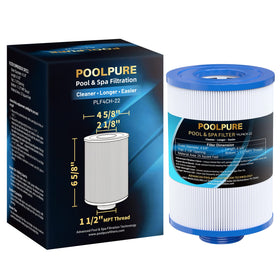POOLPURE PLF4CH-22 cap secures fit for crystal-clear spa water