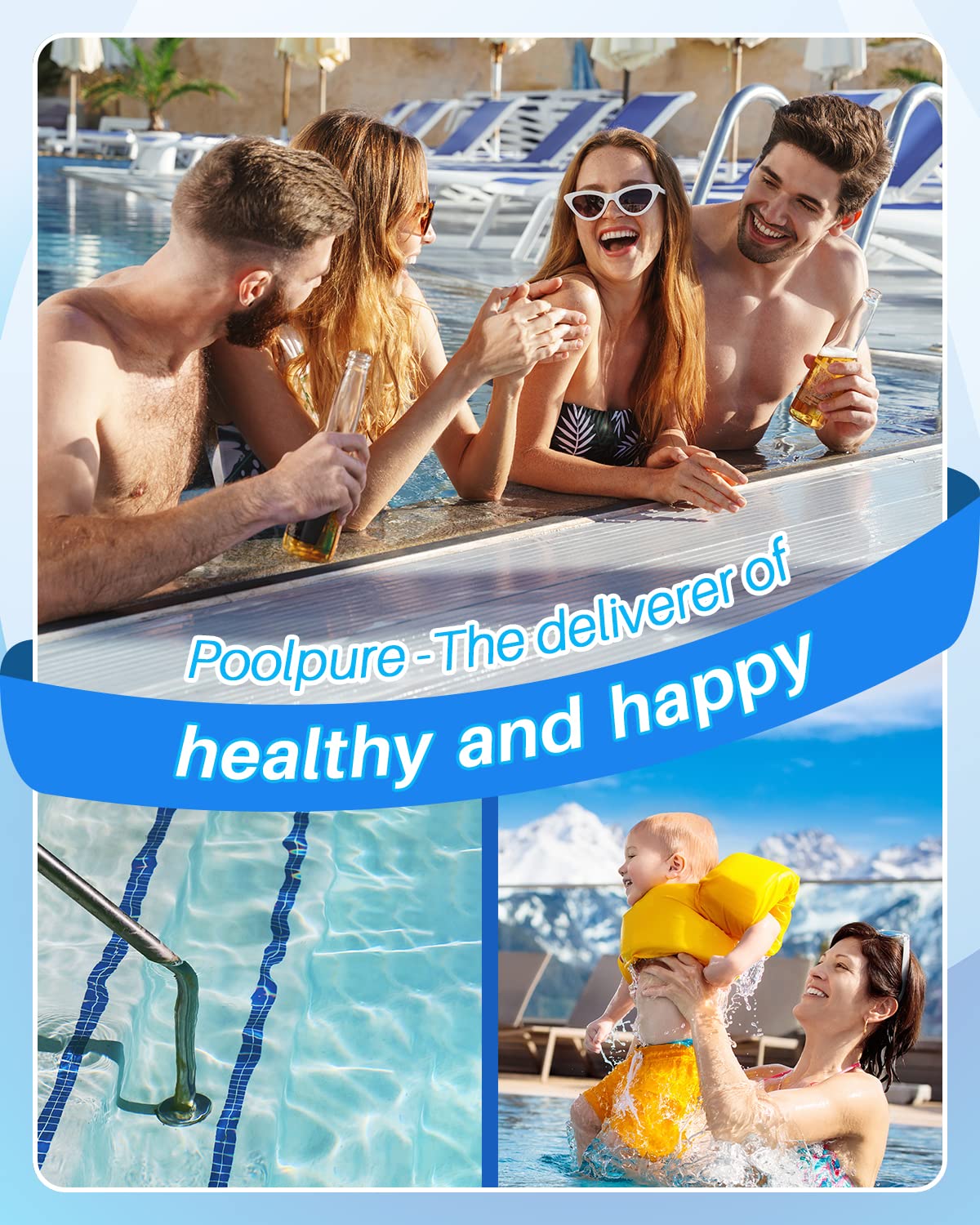 POOLPURE PLF4CH-22 cleaning-friendly design aids maintenance
