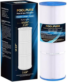 POOLPURE C-5374 spa filter demonstrates compatibility across spa models for a secure fit.